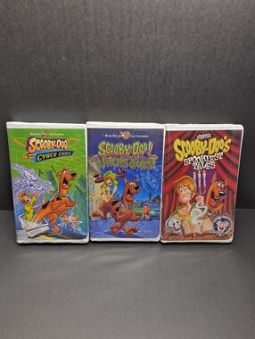 Lot Of 3 Scooby-Doo VHS Clamshell Movies 1991, 2001